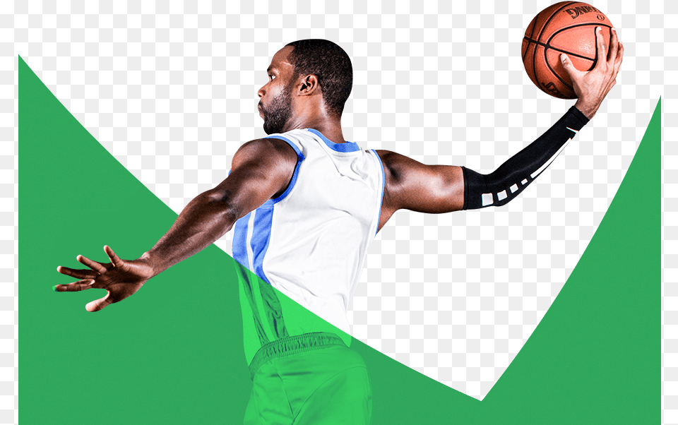 Green Black Basketball Player Basketball, Adult, Person, Man, Male Png Image