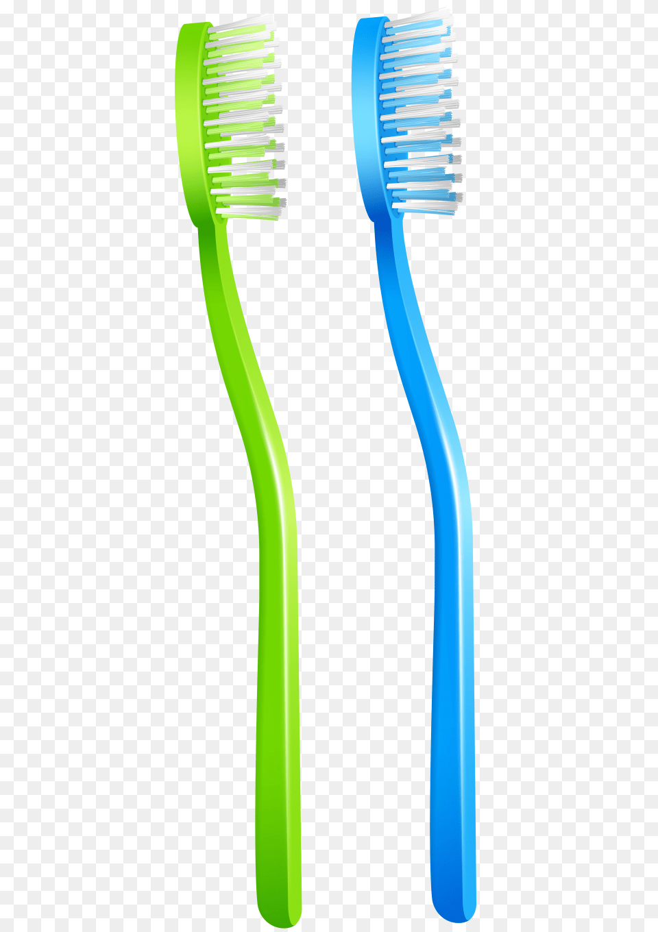 Green Blue Toothbrush, Brush, Device, Tool Png Image