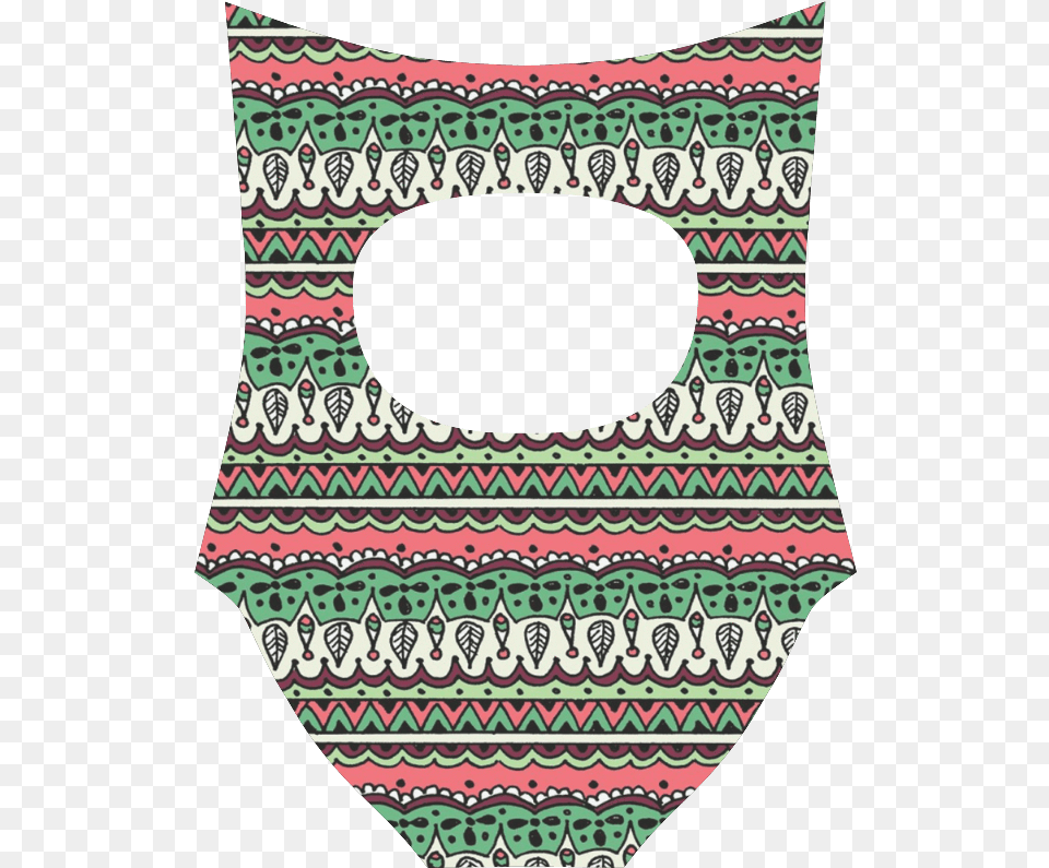 Green Bohemia Lines Strap Swimsuit Circle, Home Decor, Cushion, Ping Pong, Ping Pong Paddle Free Png Download