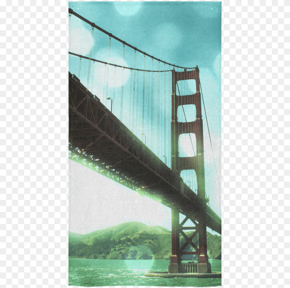 Green Bokeh Golden Gate Bridge Bath Towel 30, Architecture, Building, Suspension Bridge Free Transparent Png