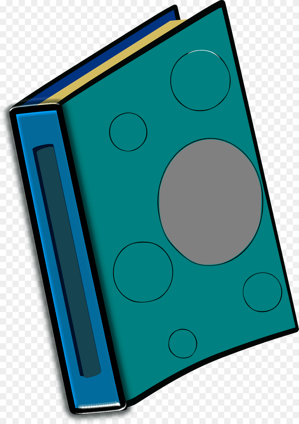 Green Book Clipart, File Binder Png Image