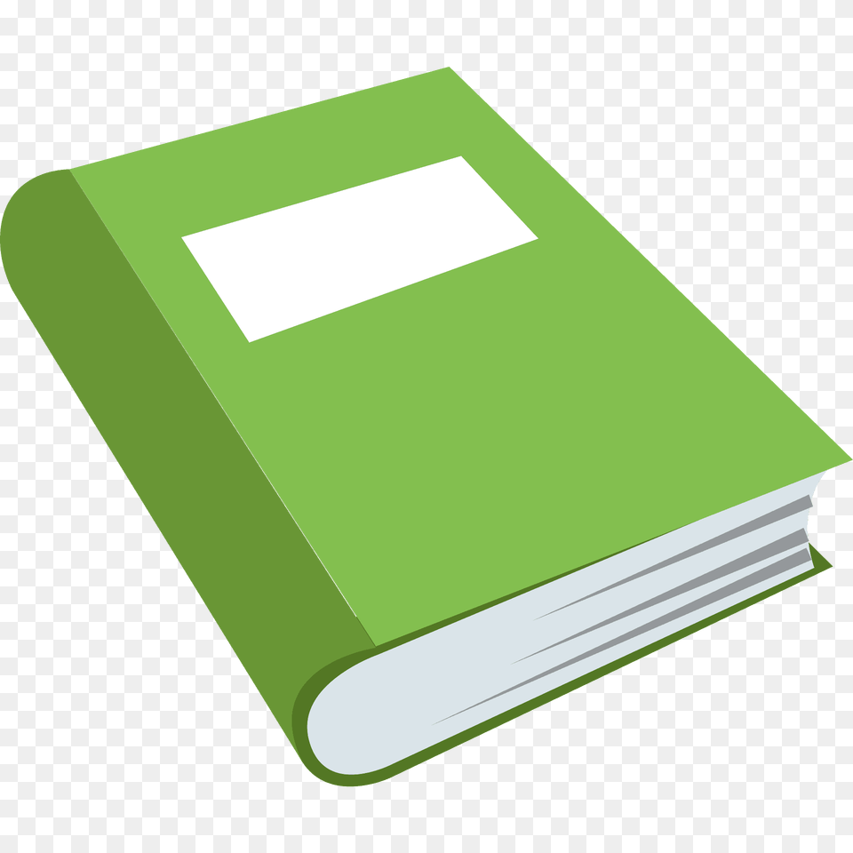 Green Book Emoji Clipart, Publication, First Aid, Page, Text Png Image