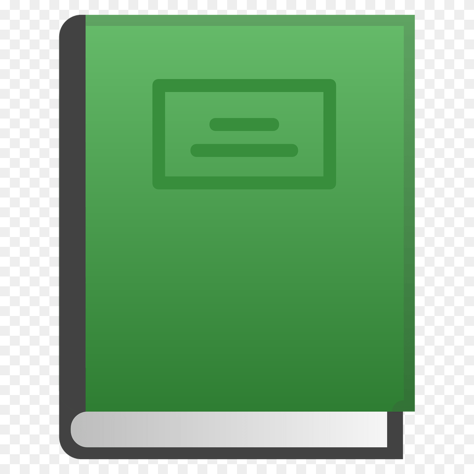 Green Book Emoji Clipart, Mailbox, File, Text Png
