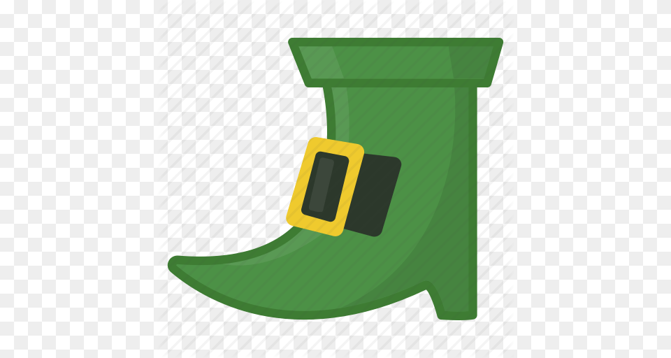 Green Boot Green Shoe Irish Leprechaun Saint Patricks Day, Clothing, Footwear Free Png