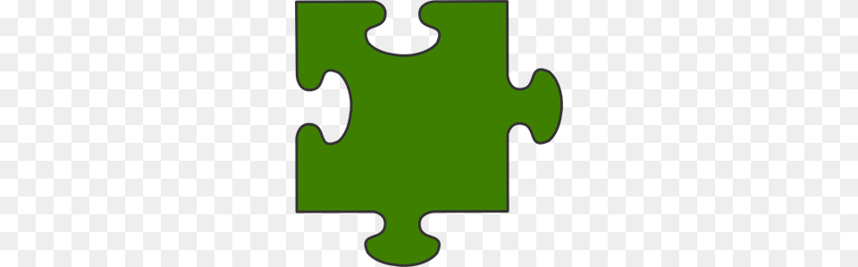 Green Border Puzzle Piece Clip Arts For Web, Game, Jigsaw Puzzle Free Transparent Png