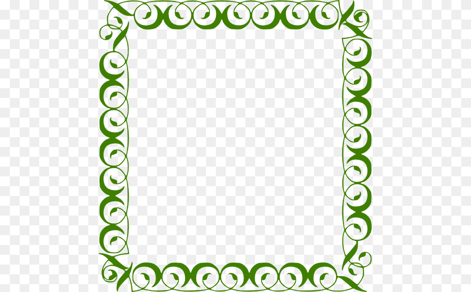 Green Borders, Art, Floral Design, Graphics, Pattern Png Image