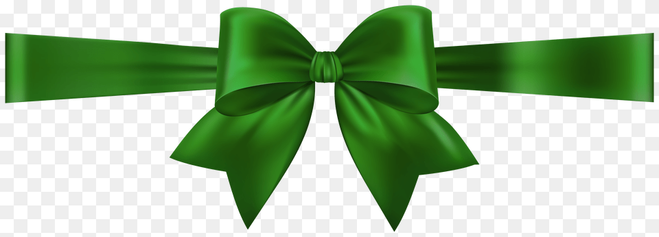 Green Bow Clip Art Deco Free Png Download