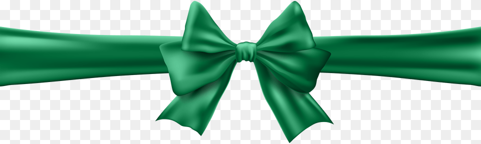 Green Bow With Ribbon Clip Art, Accessories, Formal Wear, Tie, Bow Tie Png Image