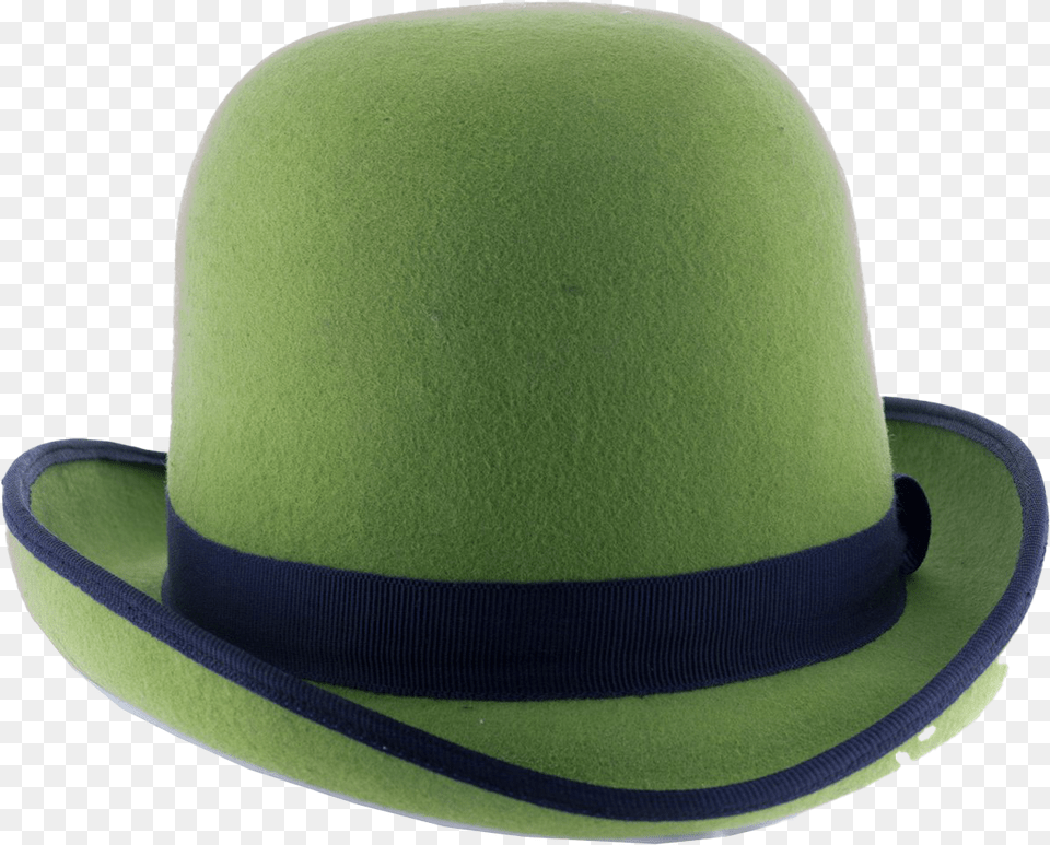 Green Bowler Hat Image Lime Green Bowler Hat, Clothing, Sun Hat, Hardhat, Helmet Free Transparent Png