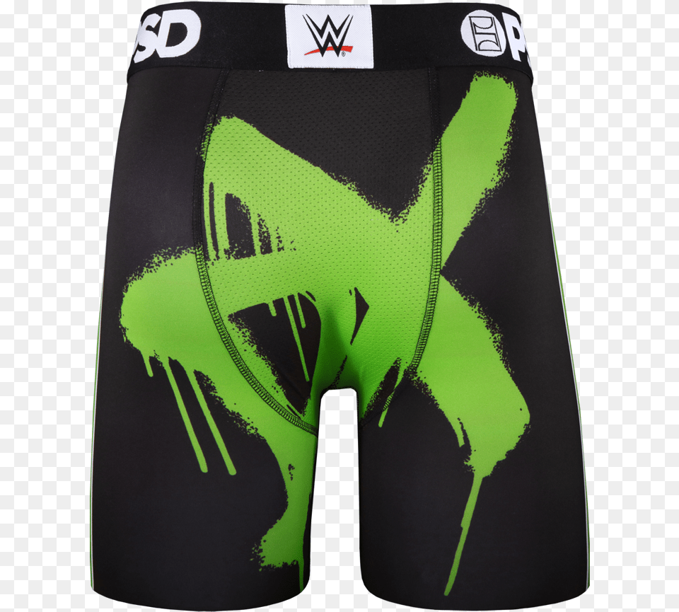 Green Boxer Brief By Psd Underwear Wwe Dx, Clothing, Swimming Trunks, Adult, Female Free Png
