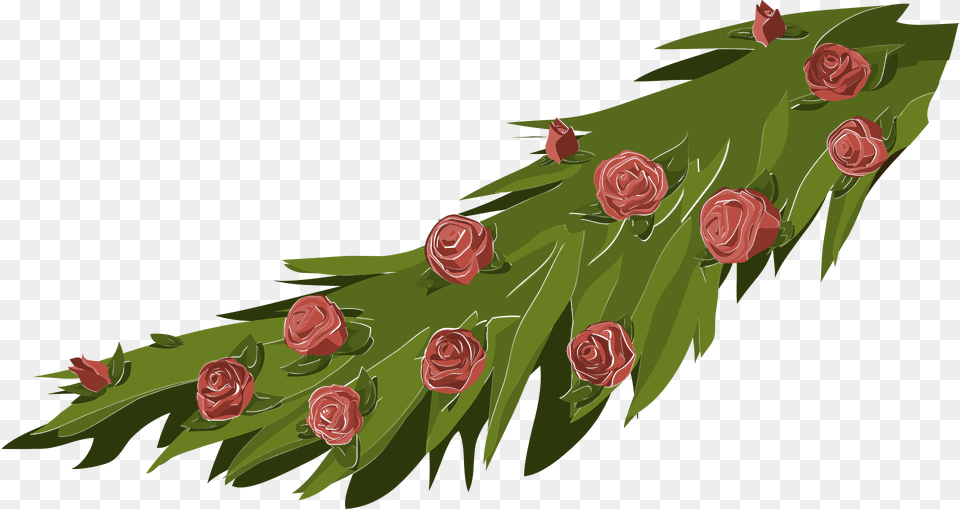 Green Branch Flower Clipart, Art, Rose, Plant, Graphics Free Png