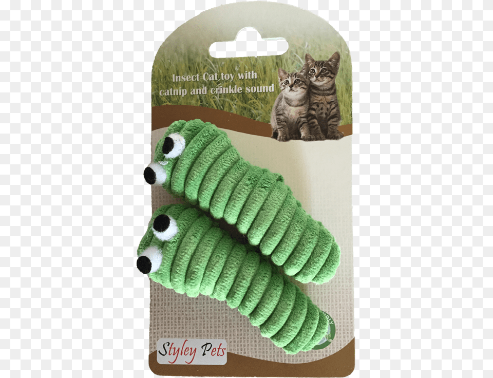 Green Bug With Crinkle Amp Catnip X Cafepress Kitten Tile Coaster, Plush, Toy, Animal, Cat Png