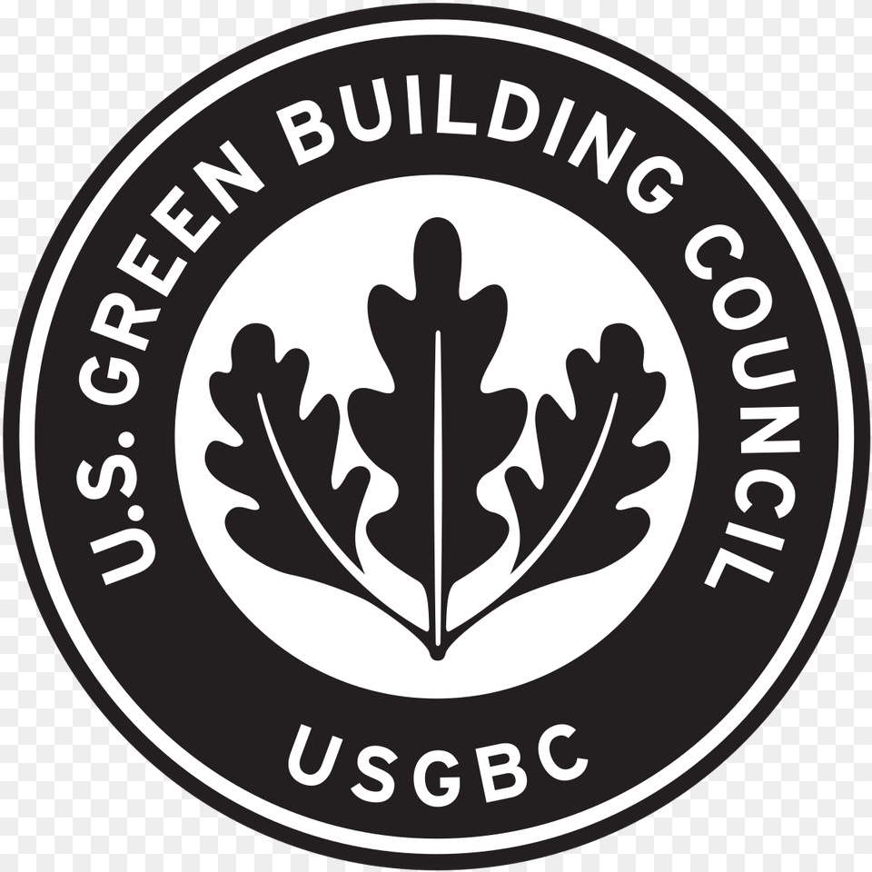 Green Building Council Logo Us Green Building Council Member, Leaf, Plant Free Png