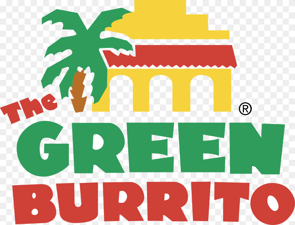 Green Burrito 2 Logo Green Burrito, Plant, Tree, Architecture, Pillar Png Image