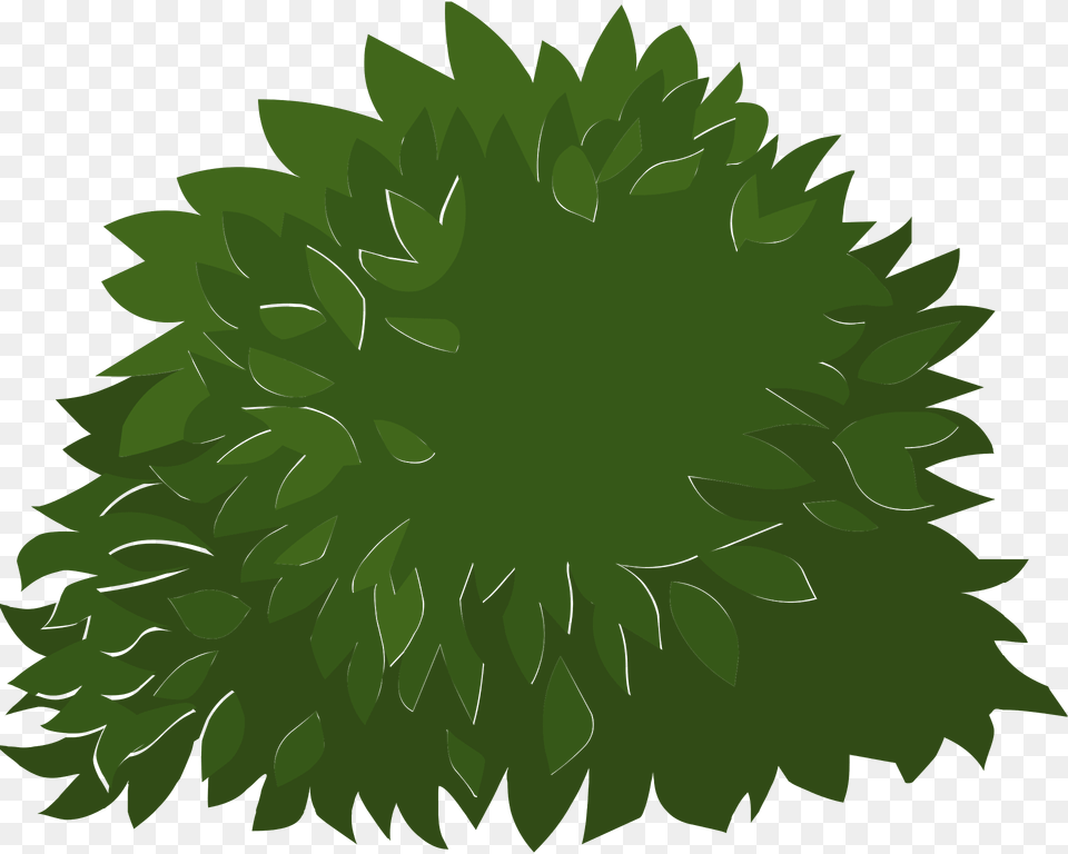 Green Bush Clipart, Grass, Vegetation, Leaf, Plant Png Image