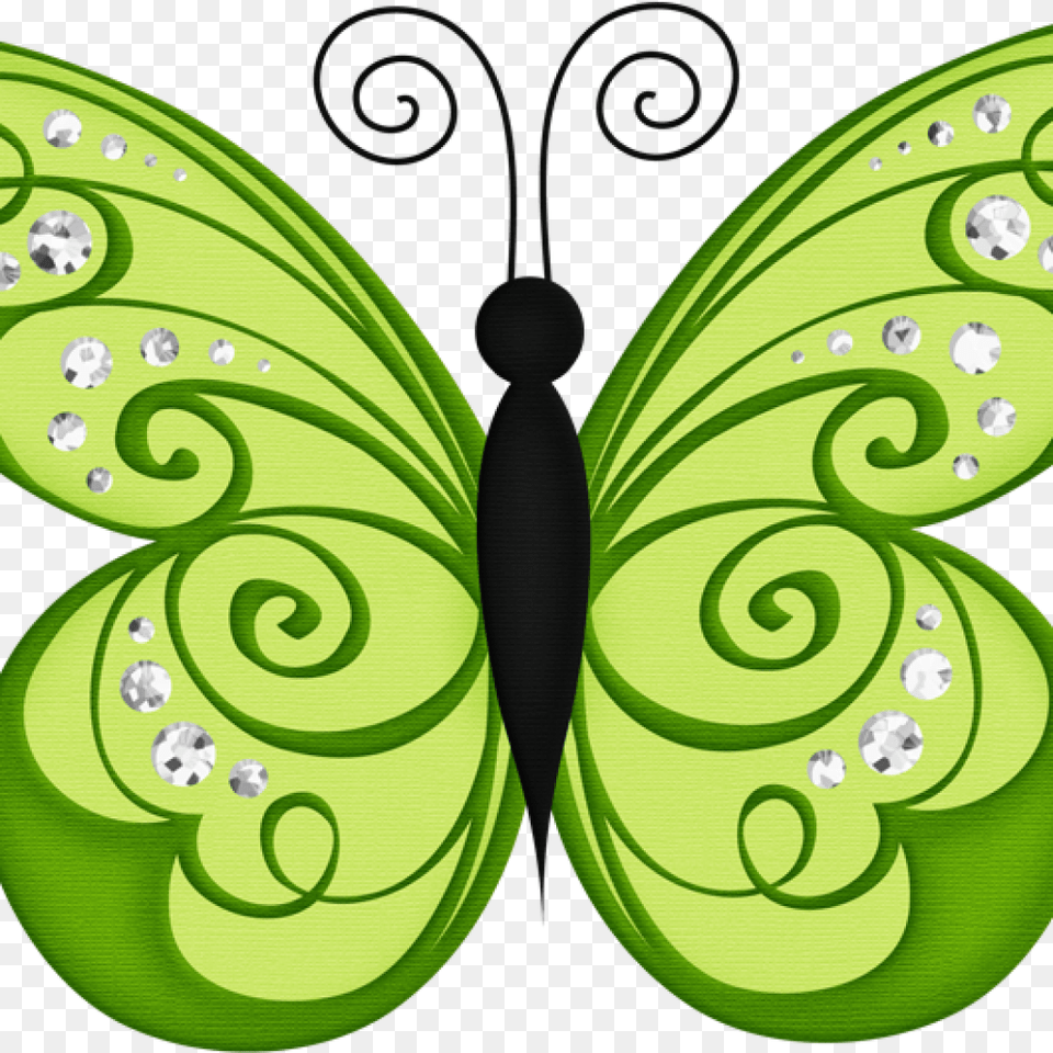 Green Butterfly Clip Art Borboletas Joaninhas E Etc, Floral Design, Graphics, Pattern Free Transparent Png