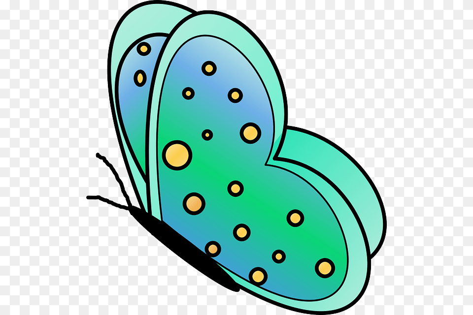 Green Butterfly Clip Art Cartoon Flying Butterfly Clipart, Nature, Outdoors, Snow, Snowman Free Png Download
