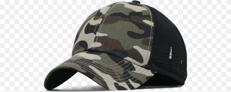 Green Camoblack Baseball Cap, Baseball Cap, Clothing, Hat, Military Png