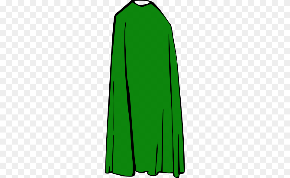 Green Cape Clip Art, Clothing, Long Sleeve, Sleeve, T-shirt Free Transparent Png