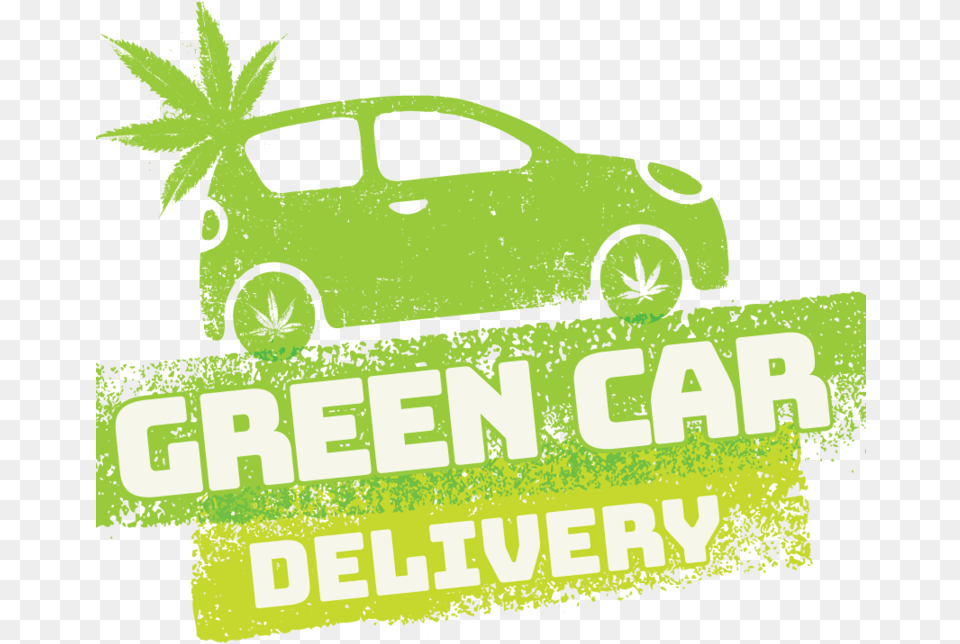 Green Car Delivery, Transportation, Vehicle, Leaf, Plant Free Transparent Png