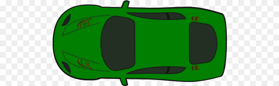 Green Car Top View Heading West Clip Art At Clkercom Cartoon Cars Birds Eye View, Backpack, Bag Png Image