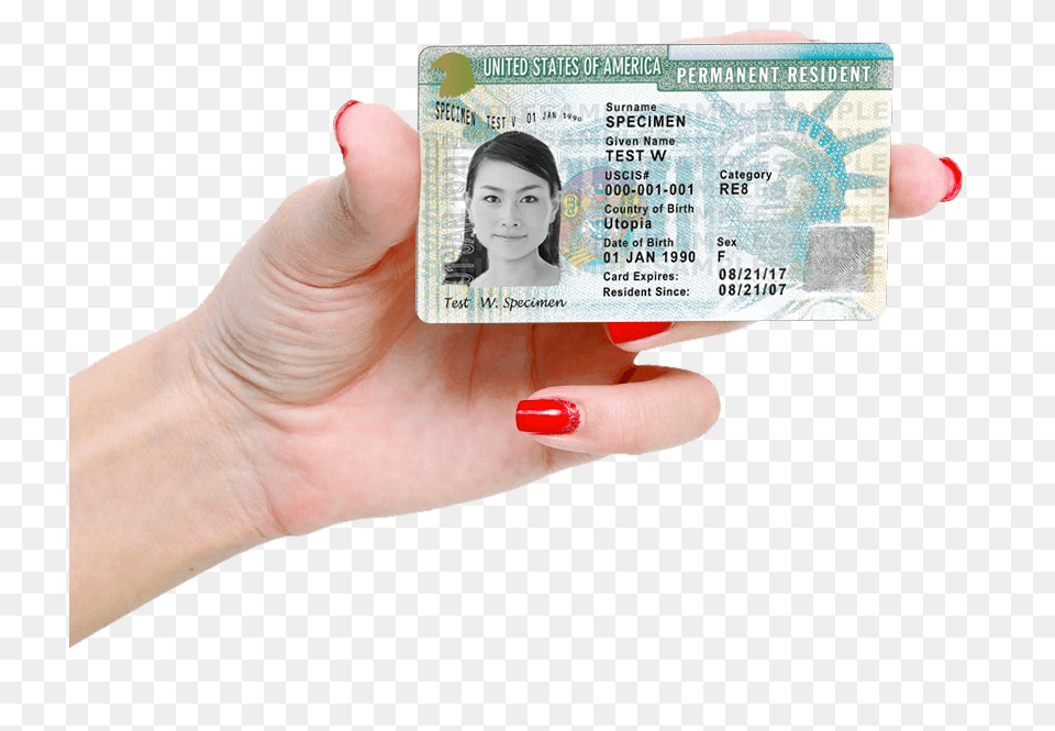 Green Card, Text, Document, Id Cards, Driving License Png