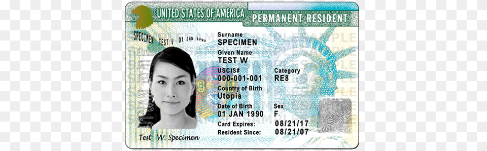 Green Card, Text, Document, Id Cards, Wedding Free Transparent Png