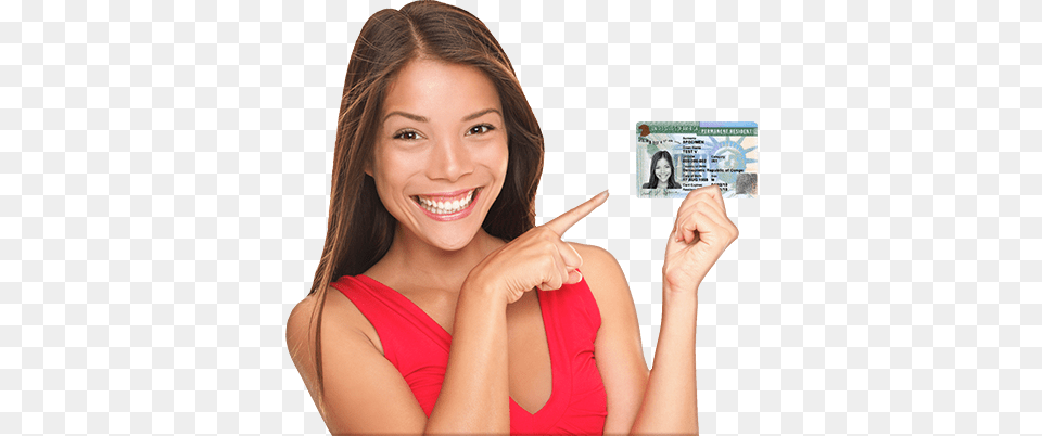 Green Card, Text, Adult, Female, Person Free Transparent Png