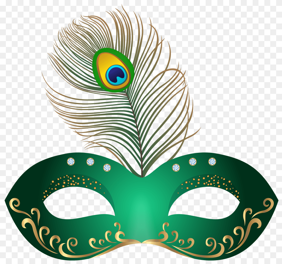 Green Carnival Mask Clip Art, Crowd, Person, Mardi Gras, Parade Free Png