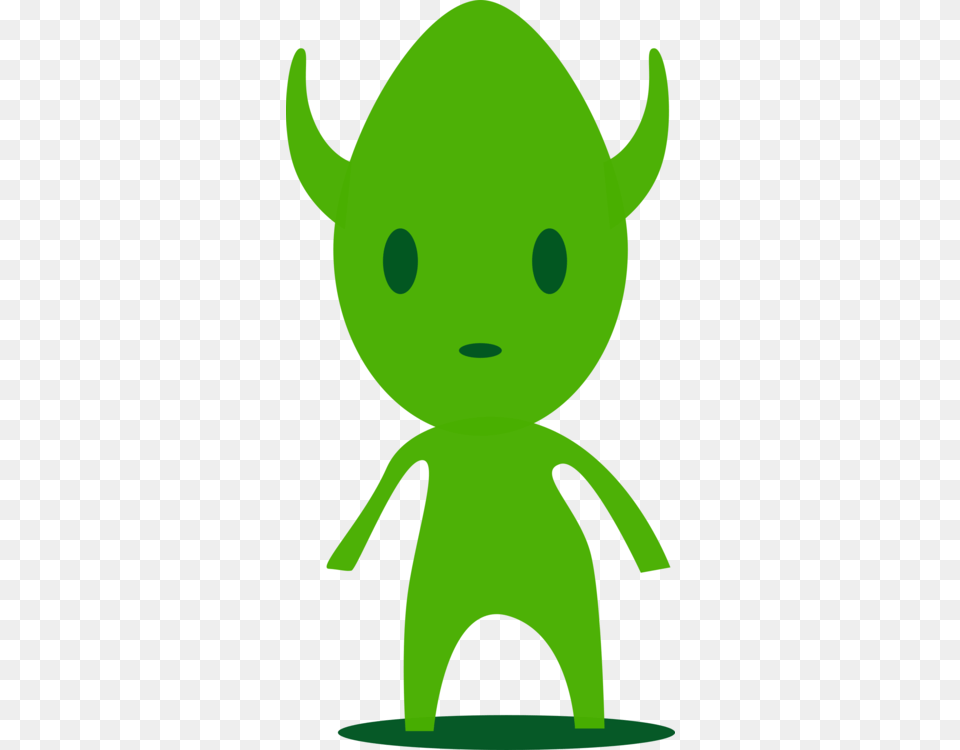 Green Cartoon Line Fiction Leaf, Alien, Baby, Person, Toy Png