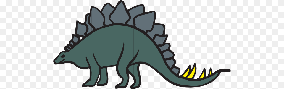 Green Cartoon Stegosaurus Clip Art, Animal, Dinosaur, Reptile, Bulldozer Free Png Download