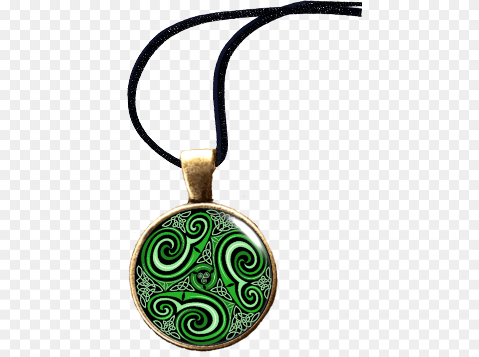 Green Celtic Circle On Cord Pmg Irish Dance Feis Record Book Preliminary And Open, Accessories, Pendant, Smoke Pipe, Jewelry Free Png
