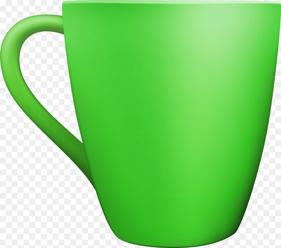 Green Ceramic Mug Clip Art Png Image