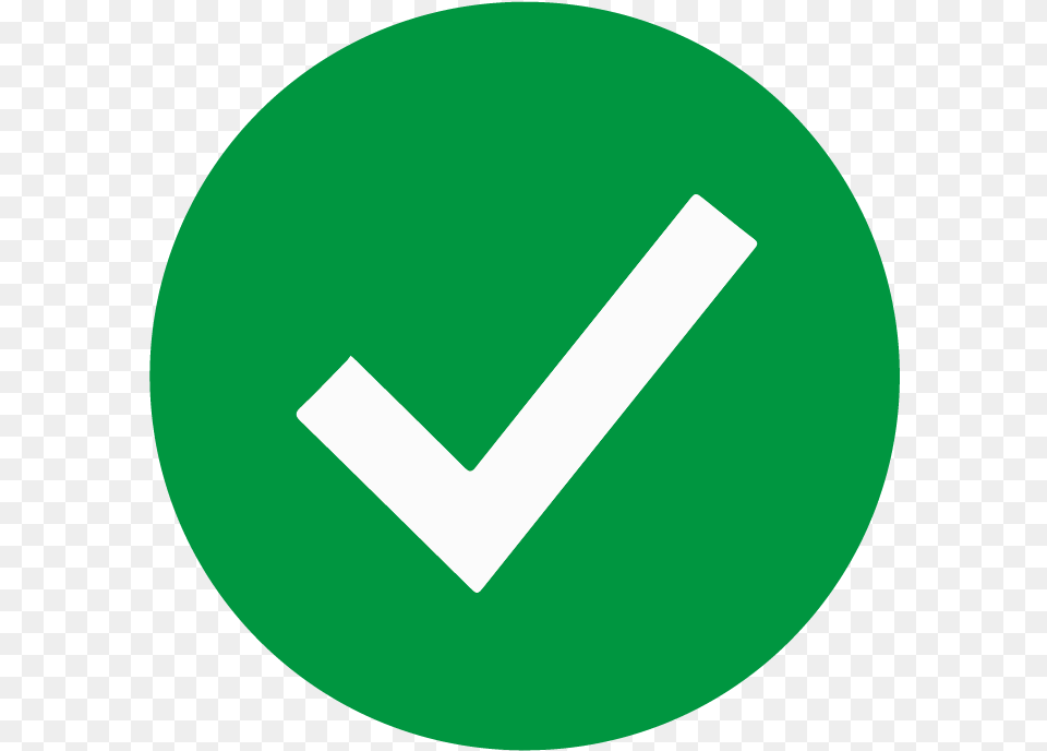 Green Check Icon, Sign, Symbol, Disk Free Png