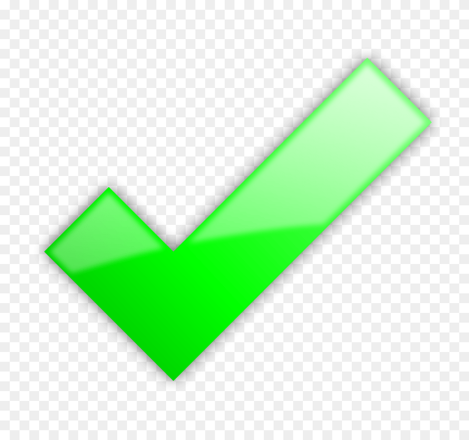 Green Check Mark Clip Art Look, Symbol Free Transparent Png