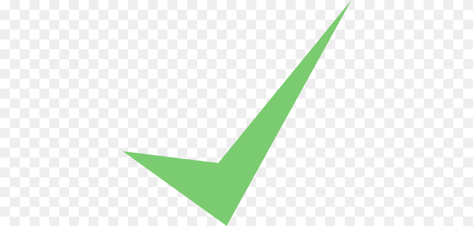 Green Check Mark Clipartsco Slope, Triangle Png Image