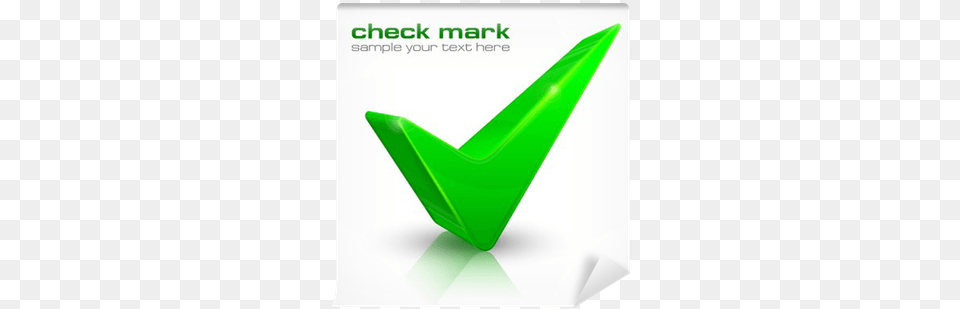 Green Check Mark Isolated We Live To Change Origami Paper, Art, Symbol Png