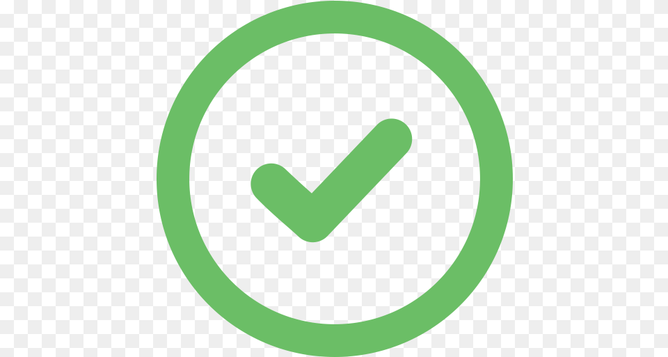 Green Checkmark Line Icon And Svg Apple Pay Check Mark, Sign, Symbol, Disk Free Transparent Png