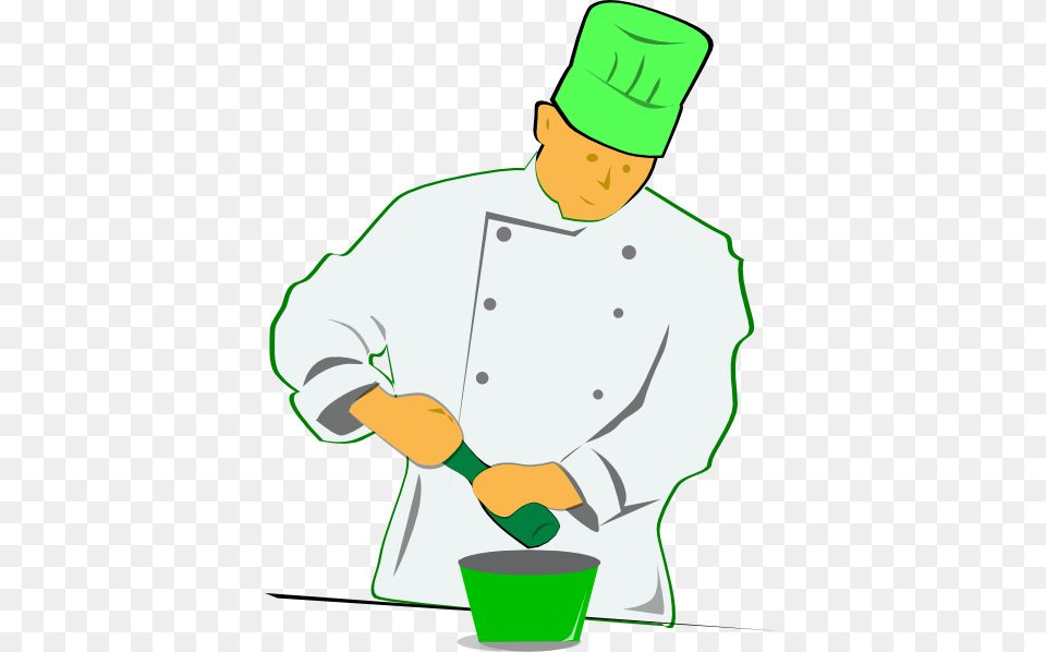 Green Chef Clipart For Web, Cleaning, Person, Adult, Male Png Image