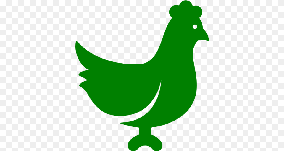 Green Chicken Icon Green Animal Icons Chicken Icon, Bird, Pigeon Free Png Download