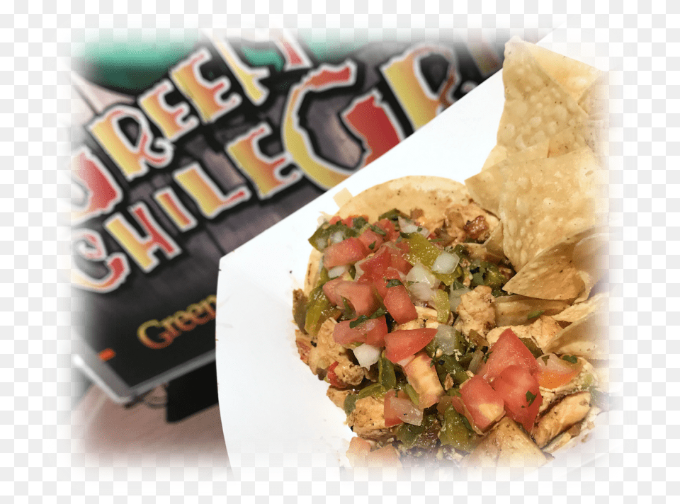 Green Chile Truck With Tacos About Us Taco, Food, Snack Free Png