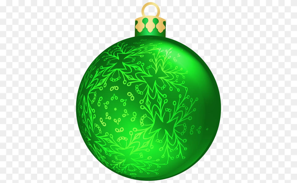 Green Christmas Ball, Accessories, Ornament Png