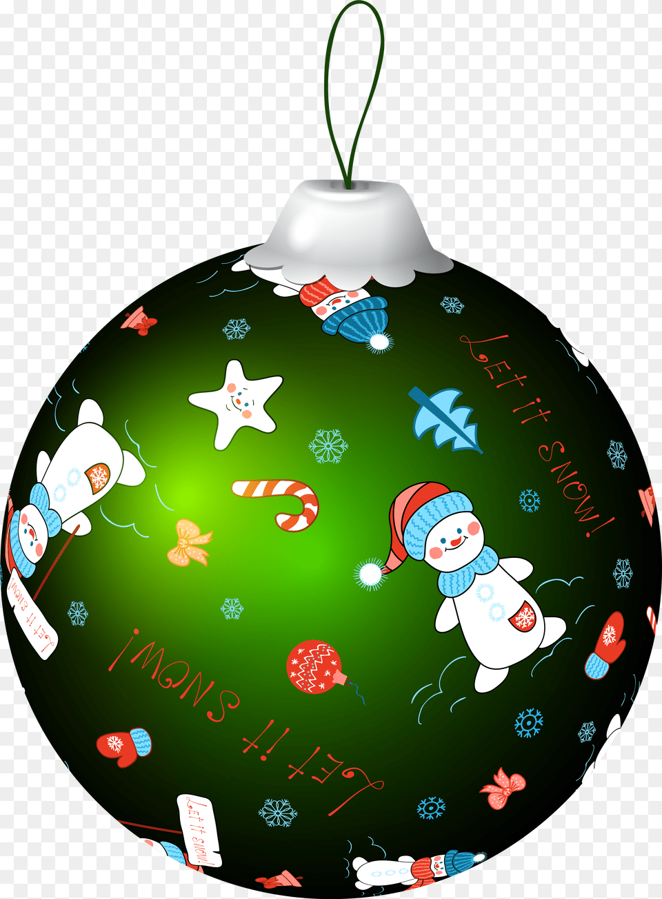 Green Christmas Ball With Snowman Clip Art Christmas Ball Clipart, Accessories, Ornament, Baby, Person Free Transparent Png