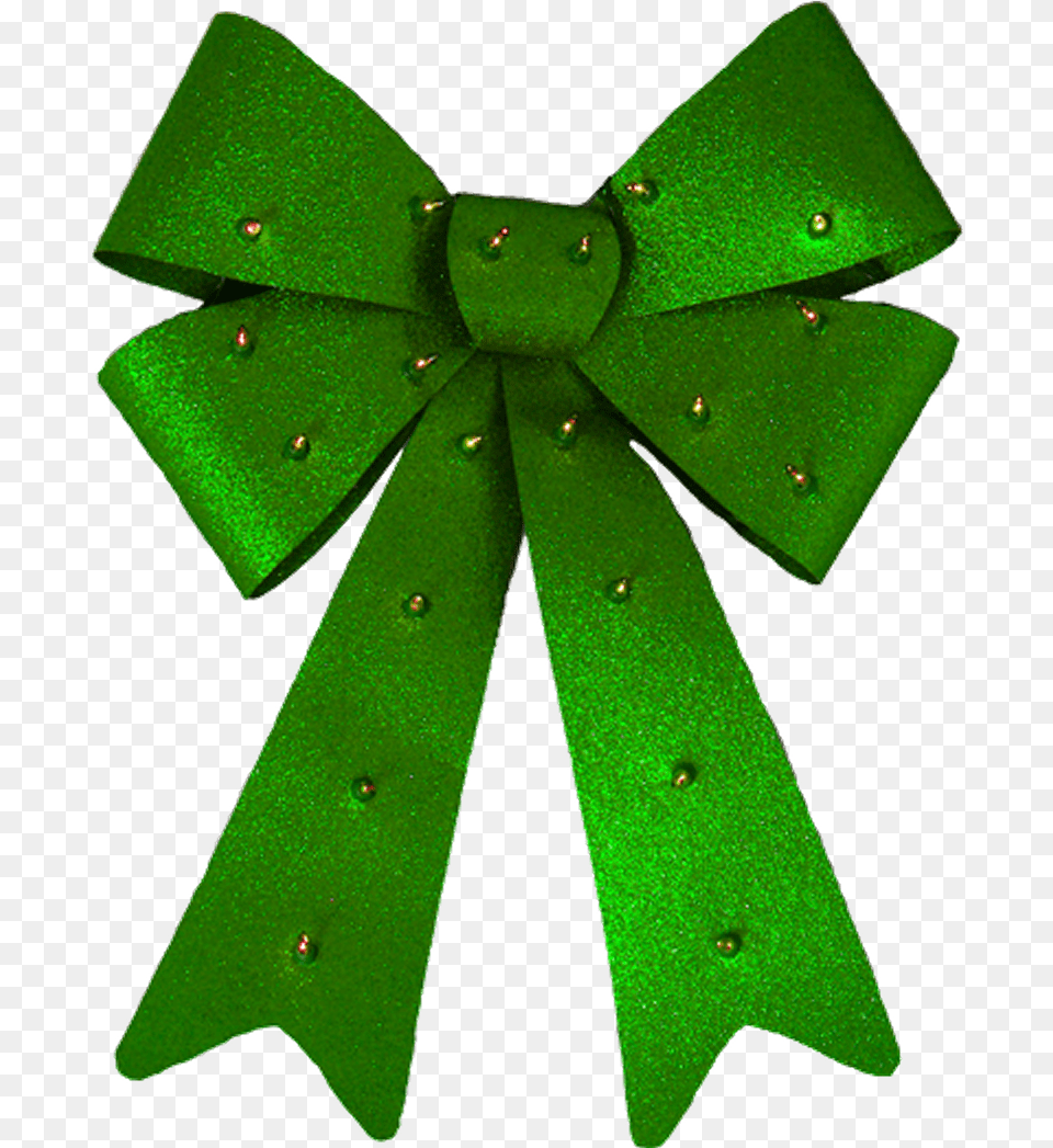 Green Christmas Bow 1 Image Green Christmas Bows, Accessories, Formal Wear, Tie Free Png