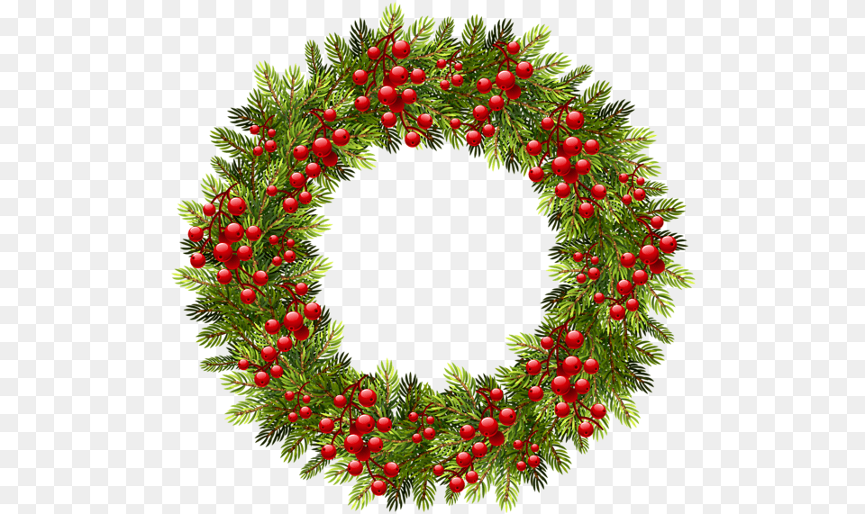 Green Christmas Pine Wreath Clipart Christmas Reef Plant Free Transparent Png