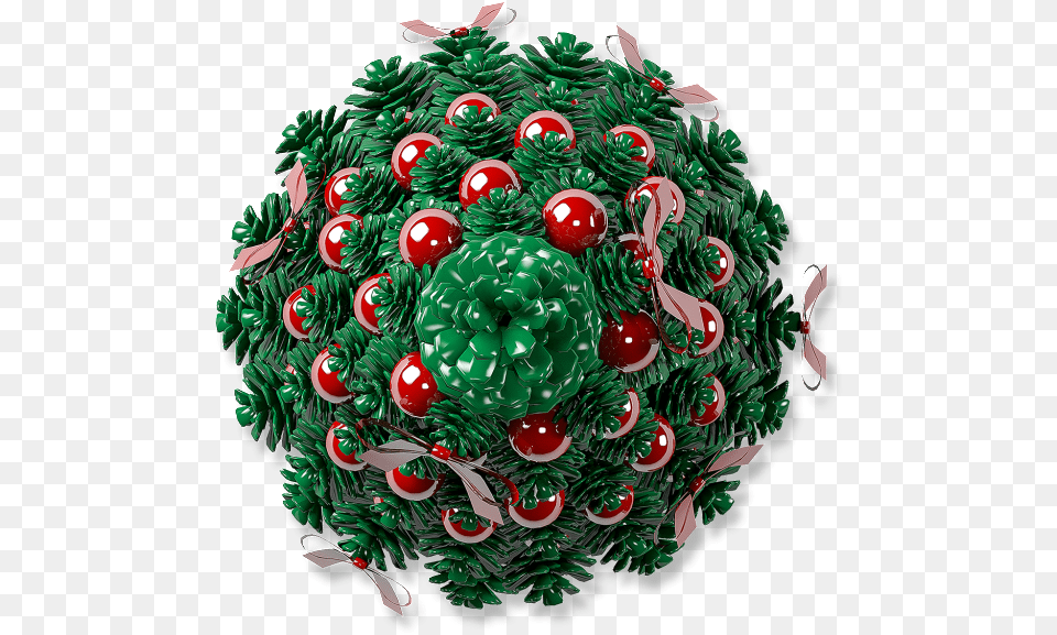 Green Christmas Tree Decoration Vector Christmas Day, Sphere, Accessories Free Png