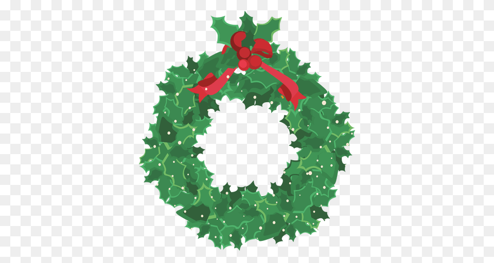 Green Christmas Wreath Free Transparent Png