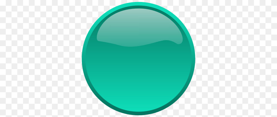 Green Circle Button, Sphere, Turquoise Free Transparent Png