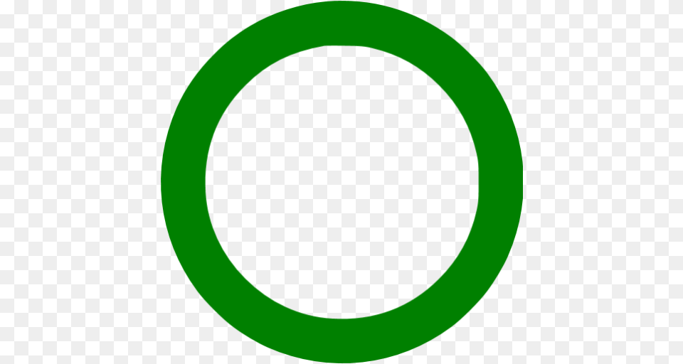 Green Circle Outline Icon, Oval Free Png Download