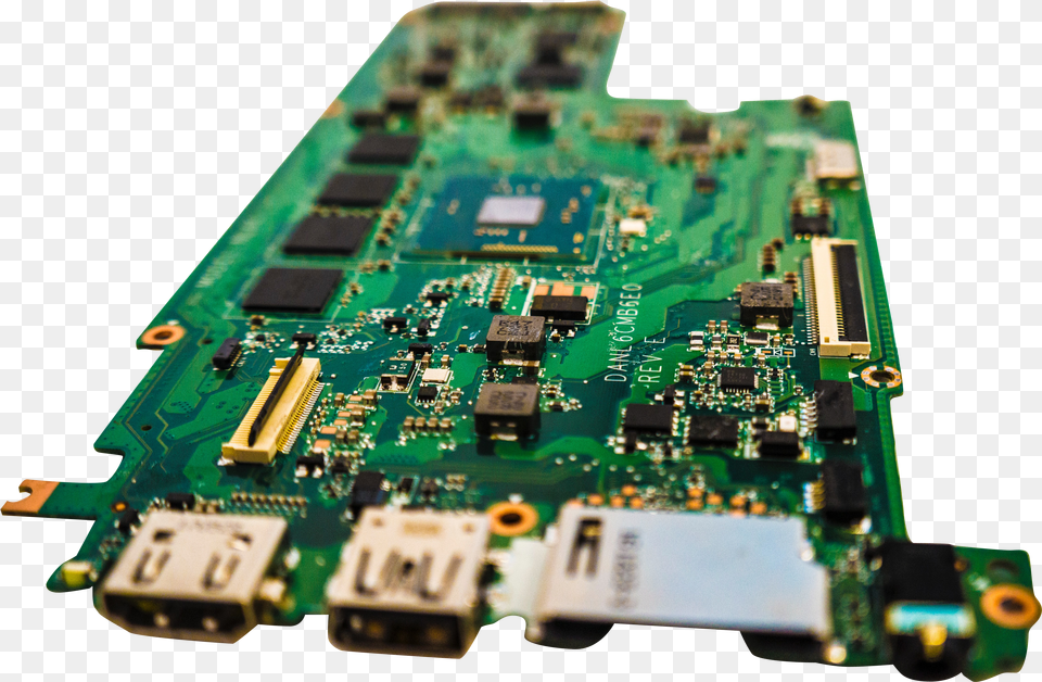 Green Circuit Board Free Png Download